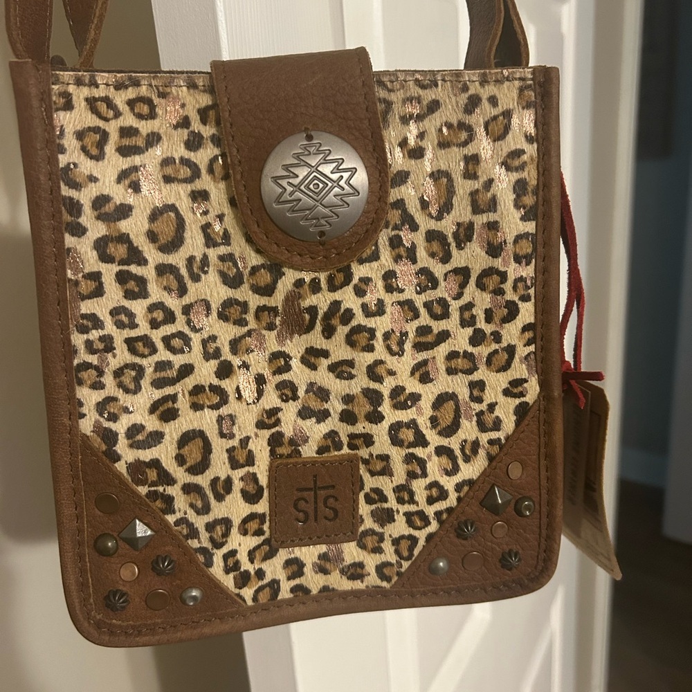 STS Ranchwear Leopard Crossbody Bag